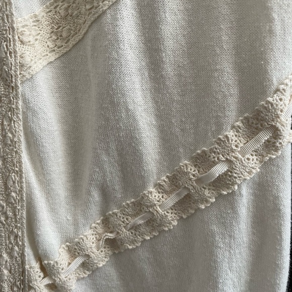 Anthro Guinevere lightweight cotton cardigan. XS - Picture 4 of 5